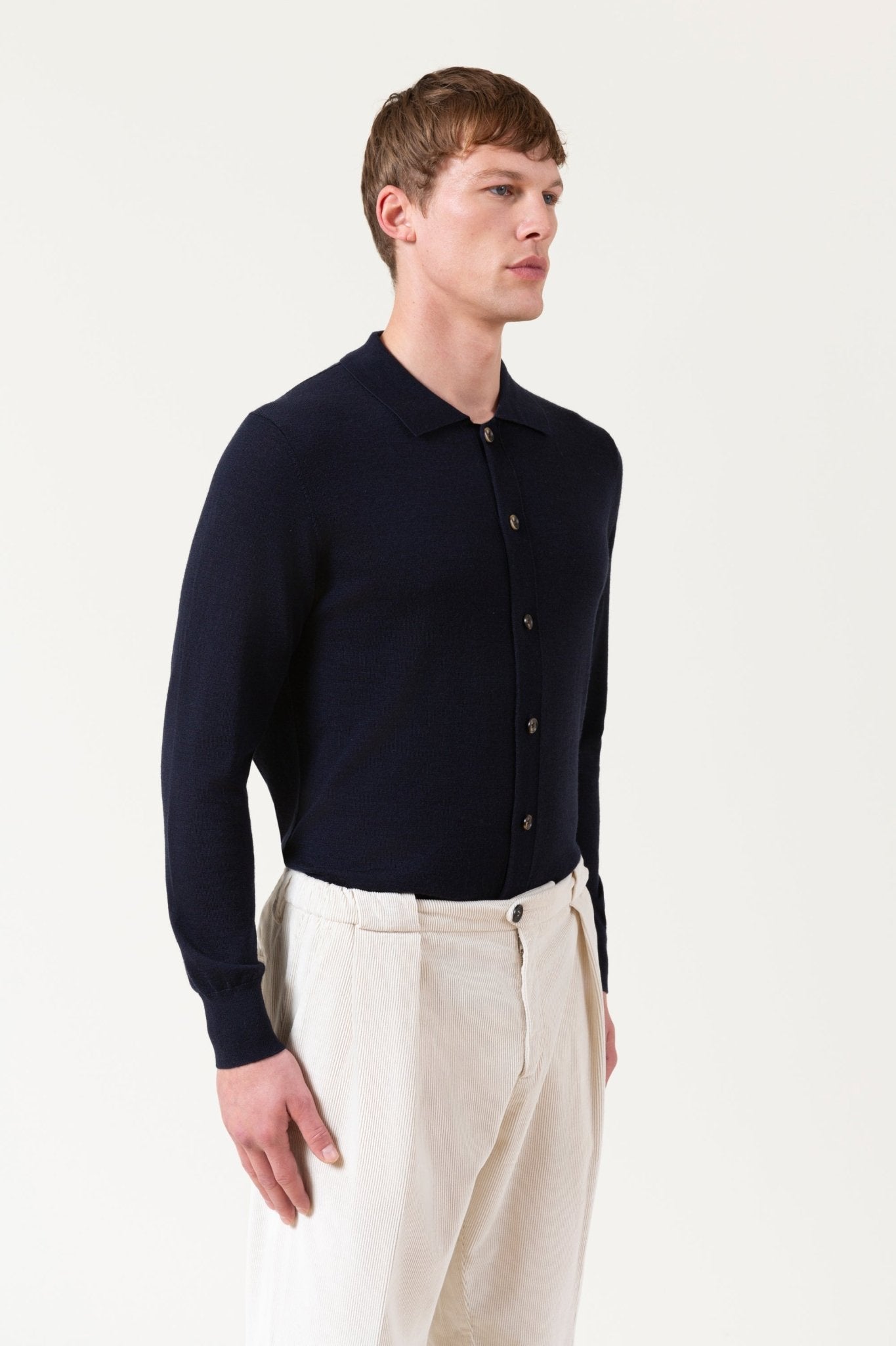 Cardigan Freeman In Lana Merino - autore - au Maglioni