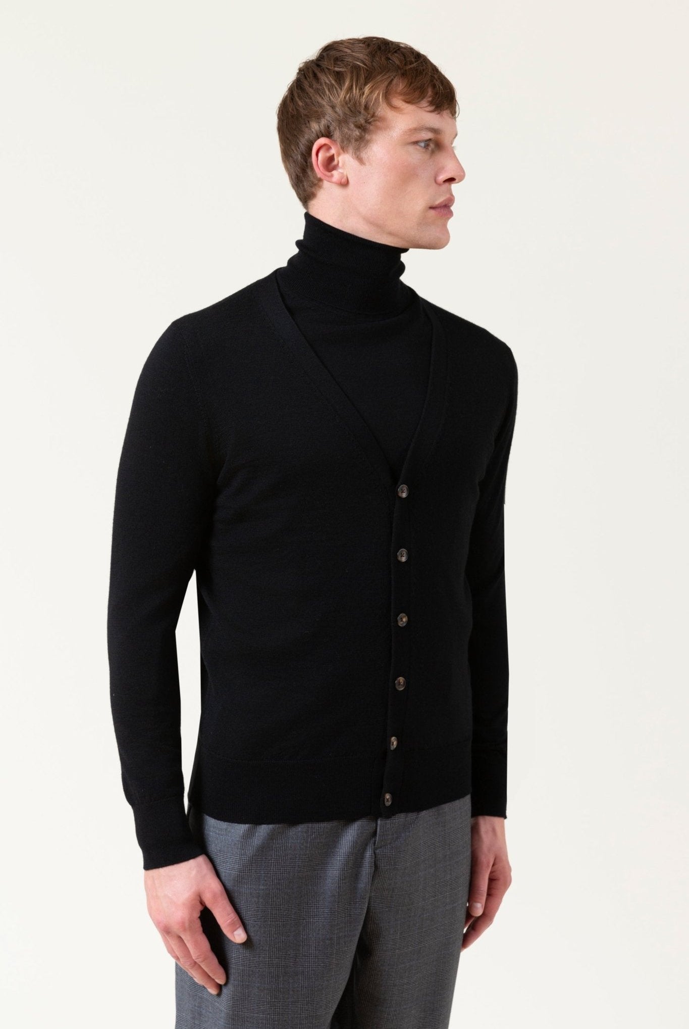 Cardigan Hoffman In Lana Merino - autore - au Maglioni