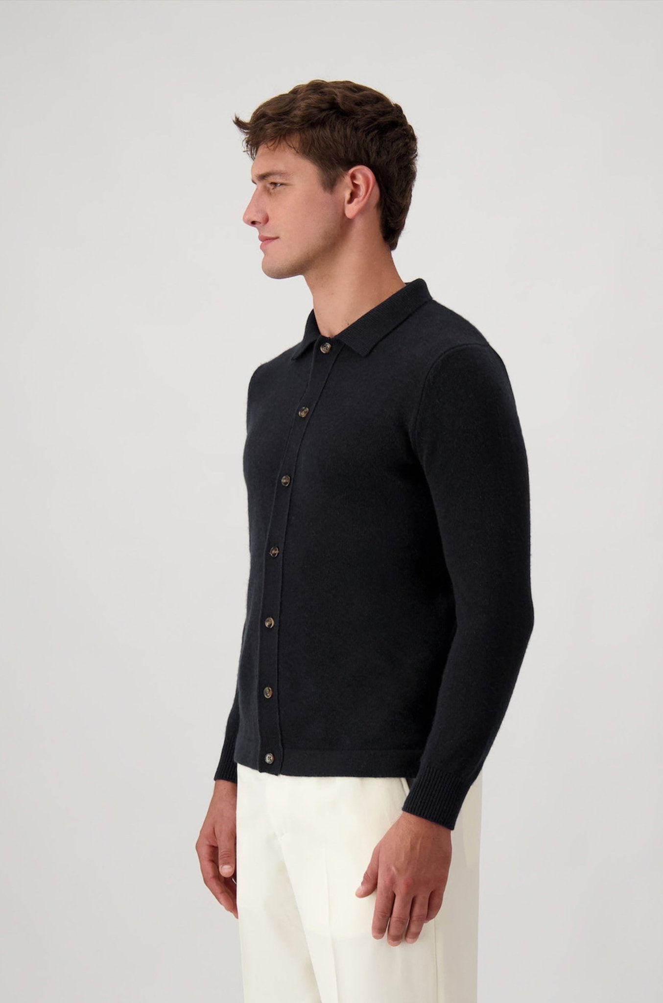 Cardigan Mcllroy In Lana E Cashmere - autore - au Maglioni