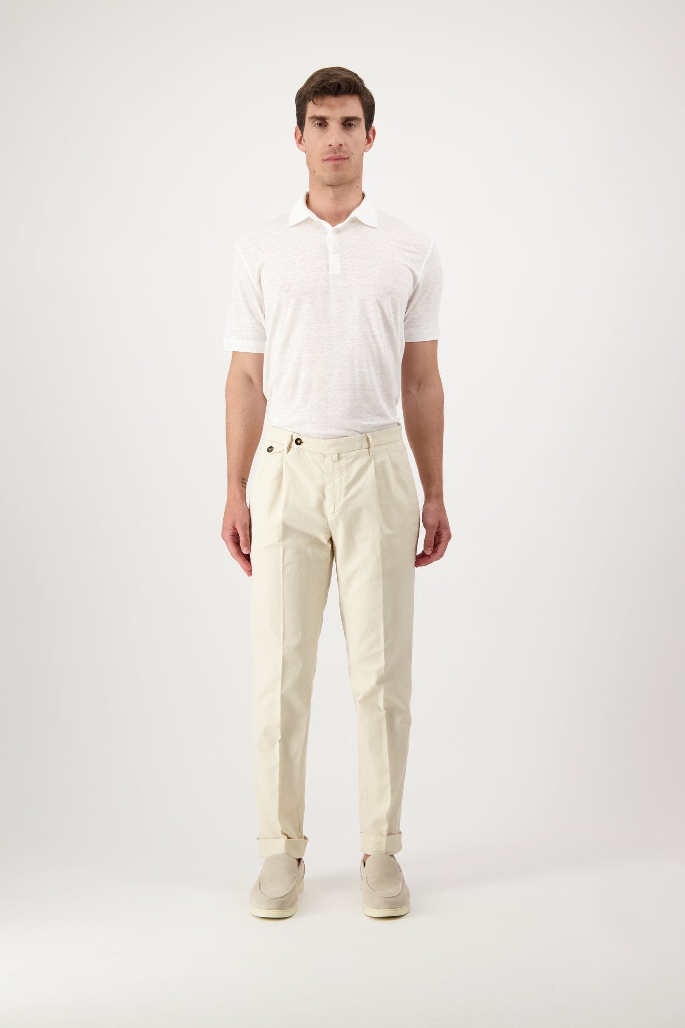 Pantaloni Grant In Cotone e Lino - autore - au Pantaloni