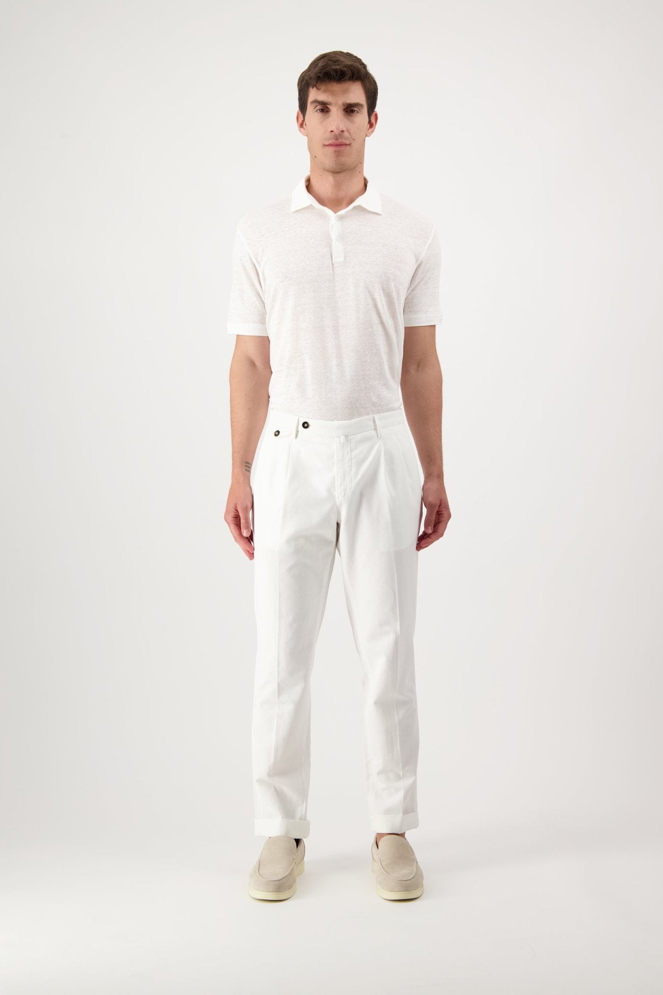 Pantaloni Grant in Cotone e Lino - autore - au Pantaloni