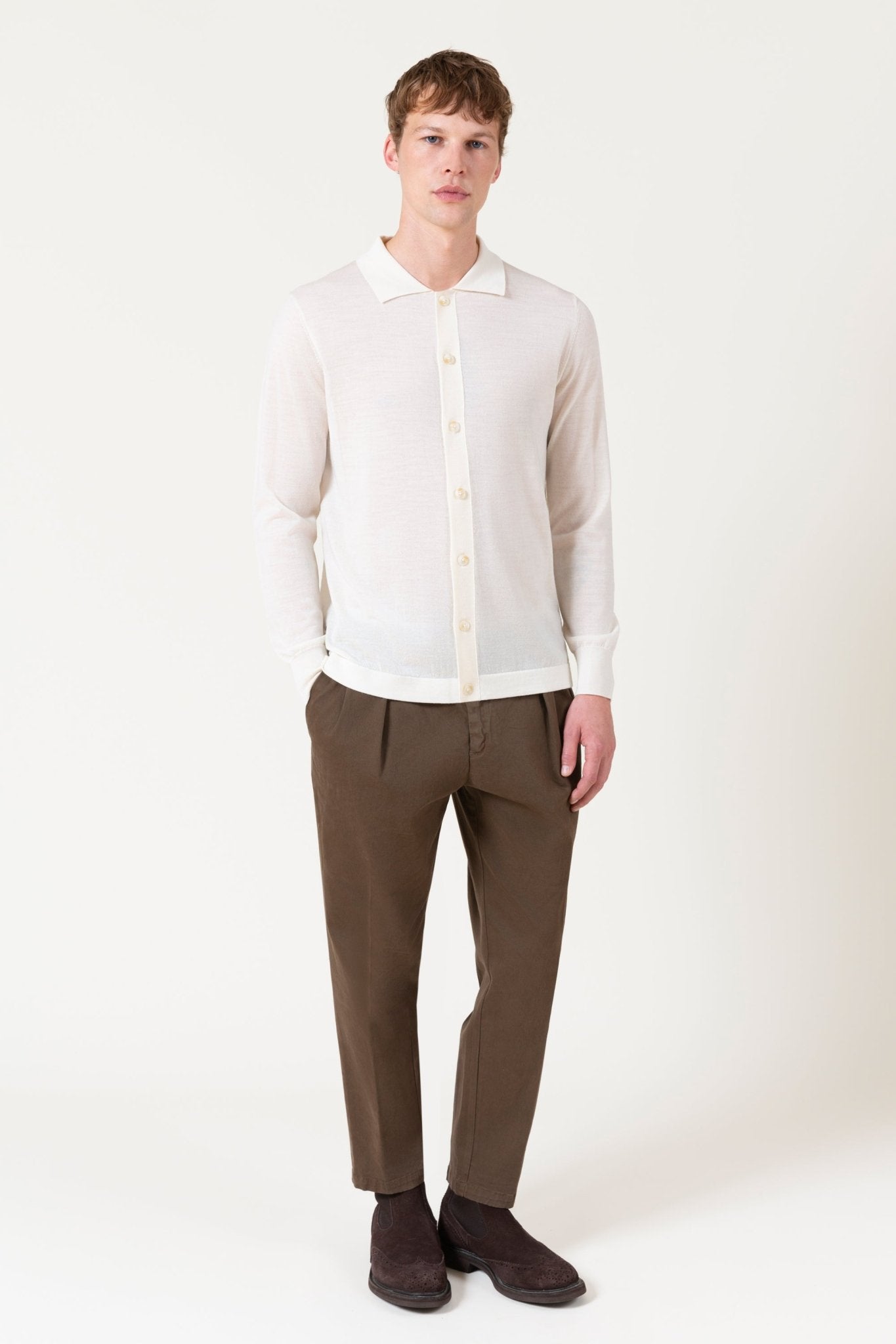 Cardigan Freeman In Lana Merino - autore - au Maglioni