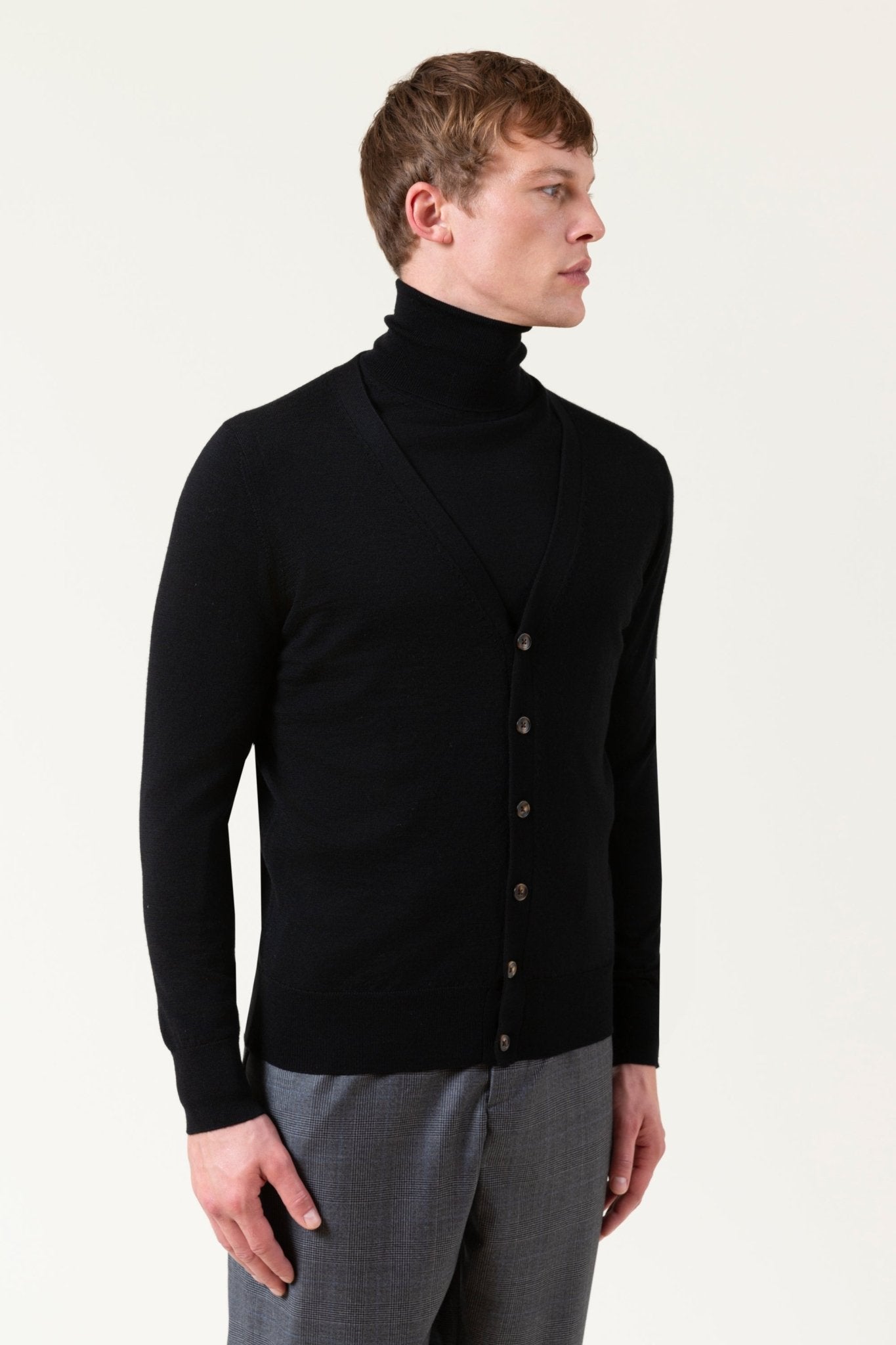 Cardigan Hoffman In Lana Merino - autore - au Maglioni