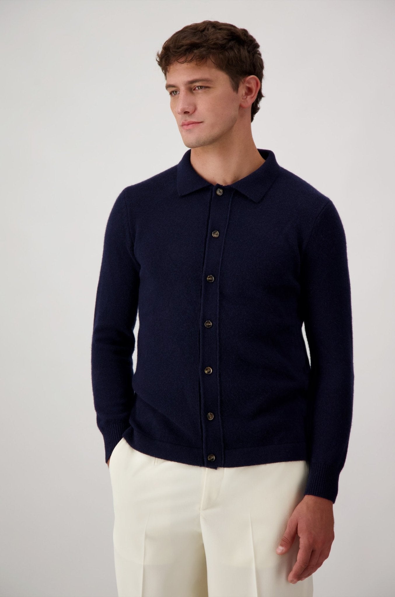 Cardigan Mcllroy In Lana E Cashmere - autore - au Maglioni