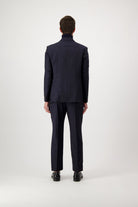 Pantalone Basquiat In Lana blu - autore - au Pantaloni