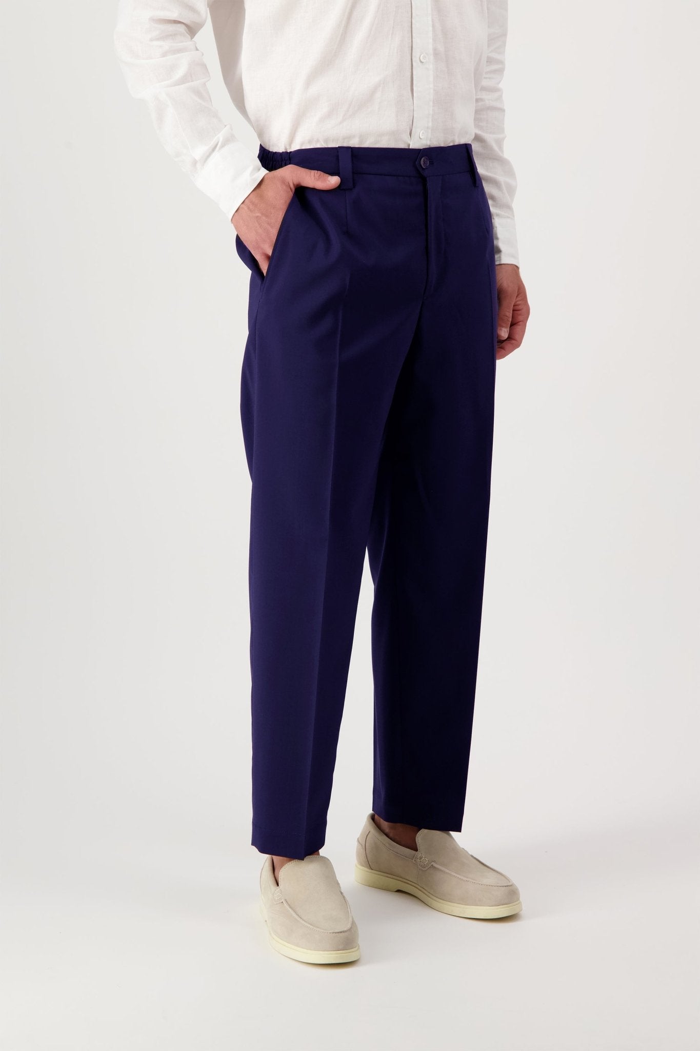 Pantalone Livingstone in Lana Vergine - autore - au Pantaloni