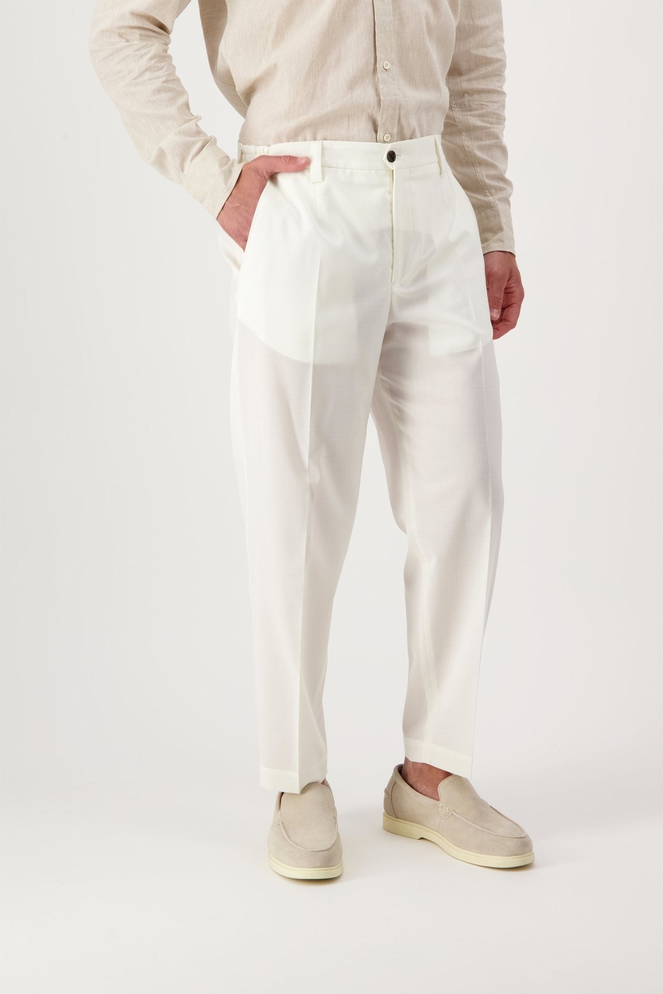 Pantalone Livingstone in Lana Vergine - autore - au Pantaloni